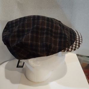 Block Headwear Brown Plaid Check Men's Cap New